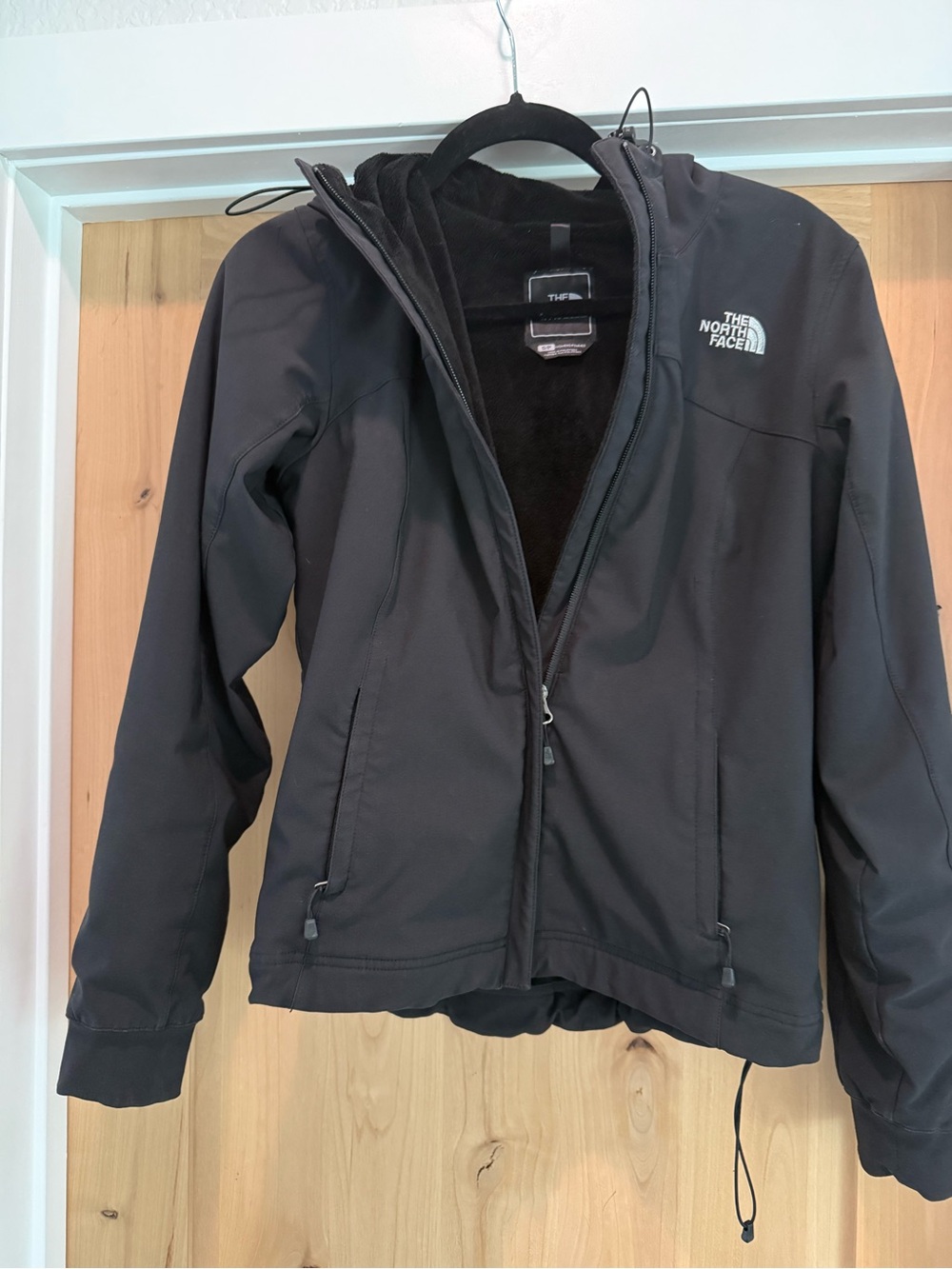 The North Face Women's Black Hooded Softshell Jacket